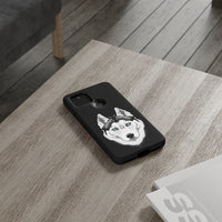 Siberian Husky Tough Cell Phone Cases, 33 Types of Cases, 2 Layer Case, Impact Resistant, FREE Shipping, Made in USA!!