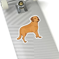 Chesapeake Bay Retriever Kiss-Cut Stickers, 4 Sizes, White or Transparent, Indoor Use, FREE Shipping, Made in USA!!