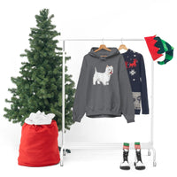 West Highland White Terrier Unisex Heavy Blend™ Hooded Sweatshirt, S - 5XL, Cotton/Polyester, FREE Shipping, Made in USA!!