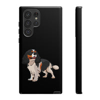 Tricolor Cavalier King Charles Spaniel Tough Cell Phone Cases, Glossy/Matte, Google, Samsung, iPhone, FREE Shipping, Made in USA!!