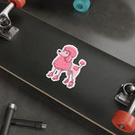 Poodle Die-Cut Stickers,  Water Resistant Vinyl, 5 Sizes, Matte Finish, Indoor/Outdoor, FREE Shipping, Made in USA!!