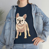 French Bulldog Unisex Heavy Cotton Tee, S - 5XL, 12 Colors, Light Fabric, FREE Shipping, Made in USA!!