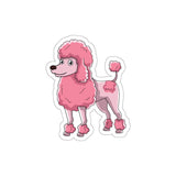 Poodle Die-Cut Stickers,  Water Resistant Vinyl, 5 Sizes, Matte Finish, Indoor/Outdoor, FREE Shipping, Made in USA!!