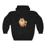 Pomeranian Unisex Heavy Blend™ Hooded Sweatshirt, Made in USA