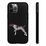 German Shorthaired Pointer Tough Cell Phone Cases