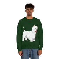 West Highland White Terrier Unisex Heavy Blend™ Crewneck Sweatshirt, S - 5XL, Cotton/Polyester, FREE Shipping, Made in USA!!