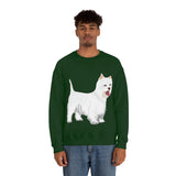 West Highland White Terrier Unisex Heavy Blend™ Crewneck Sweatshirt, S - 5XL, Cotton/Polyester, FREE Shipping, Made in USA!!