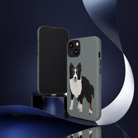 Border Collie Tough Cell Phone Cases, iPhone, Samsung, 2 Layer Case, Impact Resistant, Photographic Print Quality, FREE Shipping, Made in the USA!!