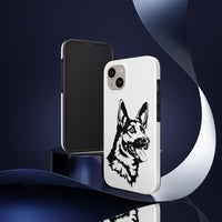 German Shepherd Case Mate Tough Phone Cases, Over 30 Sizes, Impact Resistant, Rubber Liner, FREE Shipping, Made in USA!!