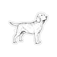 Labrador Retriever Die-Cut Stickers, Water Resistant Vinyl, 5 Sizes, Matte Finish, Indoor/Outdoor, FREE Shipping, Made in USA!!