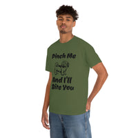 Pinch Me And I'll Bite You Shih Tzu Unisex Heavy Cotton Tee, S - 5XL, 3 Colors, Medium Fabric, FREE Shipping, Made in USA!!