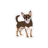 Chihuahua Die-Cut Stickers, 5 Sizes, Water Resistant Vinyl, Waterproof Adhesive, Indoor/Outdoor, Matte Finish, FREE Shipping!!