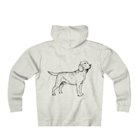 Labrador Retriever Hoodies, Unisex Heavyweight Fleece Zip Hoodie