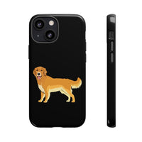 Golden Retriever Cell Phone Cases, Samsung, iPhone, Google, Impact Resistant, Dual Layer for Protection, FREE Shipping, Made in USA!!