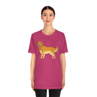 Golden Retriever Unisex Jersey Short Sleeve Tee