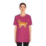 Golden Retriever Unisex Jersey Short Sleeve Tee