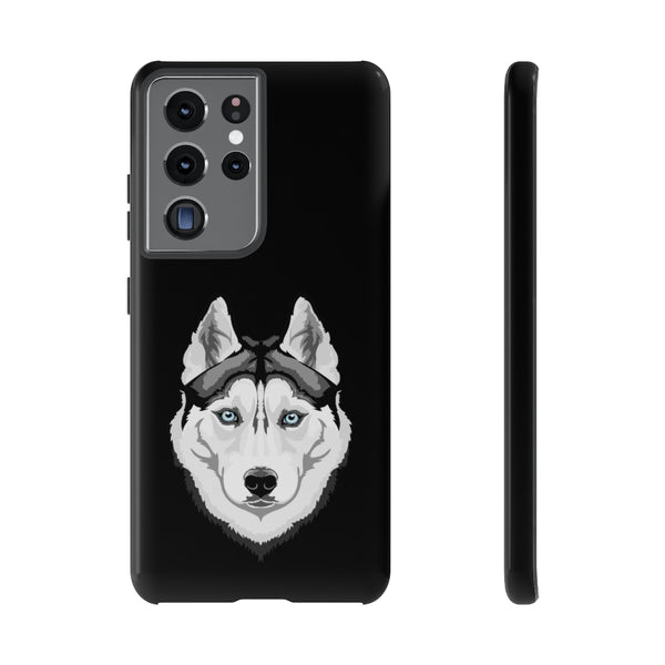 Siberian Husky Tough Cell Phone Cases, 33 Types of Cases, 2 Layer Case, Impact Resistant, FREE Shipping, Made in USA!!