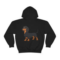 Dachshund Unisex Heavy Blend™ Hooded Sweatshirt, S - 5XL, 13 Colors, Cotton/Polyester, FREE Shipping, Made in USA!!