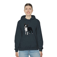 Boston Terrier Unisex Heavy Blend™ Hooded Sweatshirt, S - 5XL, 12 Colors, Cotton/Polyester, FREE Shipping, Made in USA!!