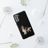 Tricolor Cavalier King Charles Spaniel Tough Cell Phone Cases, Glossy/Matte, Google, Samsung, iPhone, FREE Shipping, Made in USA!!