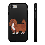 Ruby Cavalier King Charles Spaniel Tough Cases, Matte/Glossy, Outer Shell, 2 Layer Case For Protection, Over 30 Cases!!