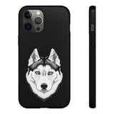 Siberian Husky Tough Cell Phone Cases, 33 Types of Cases, 2 Layer Case, Impact Resistant, FREE Shipping, Made in USA!!