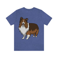 Shetland Sheepdog Unisex Jersey Short Sleeve Tee