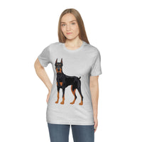 Doberman Pinscher Unisex Jersey Short Sleeve Tee