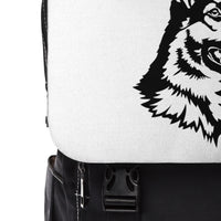 German Shepherd Unisex Casual Shoulder Backpack