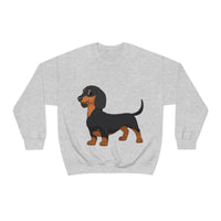 Dachshund Unisex Heavy Blend™ Crewneck Sweatshirt, S - 2XL, 14 Colors, Cotton/Polyester, Medium Fabric, FREE Shipping, Made in USA!!