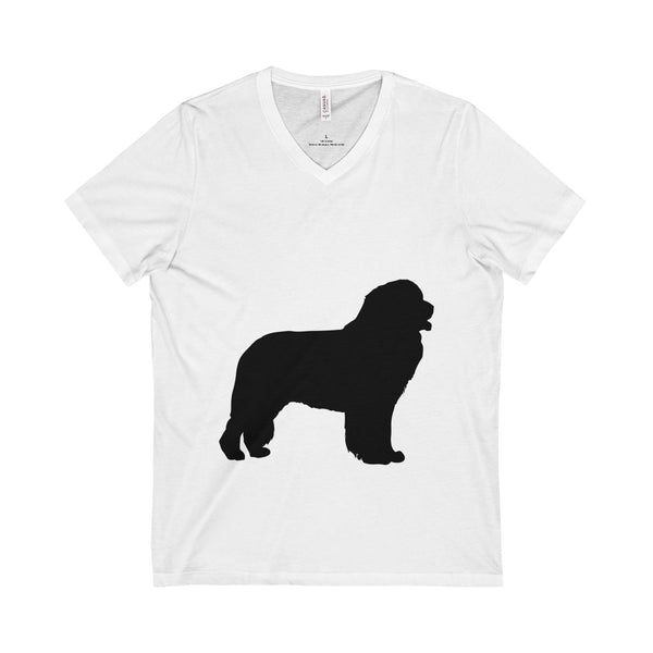 Newfoundland Unisex Jersey Short Sleeve V-Neck Tee