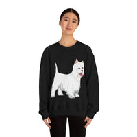 West Highland White Terrier Unisex Heavy Blend™ Crewneck Sweatshirt, S - 5XL, Cotton/Polyester, FREE Shipping, Made in USA!!