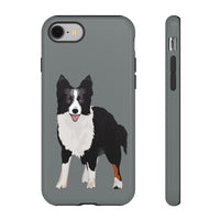 Border Collie Tough Cell Phone Cases, iPhone, Samsung, 2 Layer Case, Impact Resistant, Photographic Print Quality, FREE Shipping, Made in the USA!!