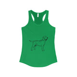 Labrador Retriever Tank Tops for Women Ideal Racerback Tank