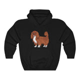 Ruby Cavalier King Charles Spaniel Unisex Heavy Blend™ Hooded Sweatshirt, S - 5XL, 12 Colors, Cotton/Polyester, Made in the USA!!