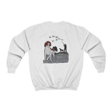 German Shorthaired Pointer Unisex Heavy Blend™ Crewneck Sweatshirt