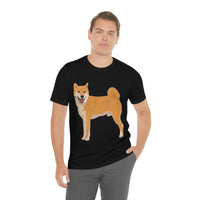 Shiba Inu Unisex Jersey Short Sleeve Tee, S - 3XL, 16 Colors, 100% Cotton, Light Fabric, FREE Shipping, Made in USA!!