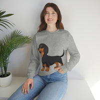 Dachshund Unisex Heavy Blend™ Crewneck Sweatshirt, S - 2XL, 14 Colors, Cotton/Polyester, Medium Fabric, FREE Shipping, Made in USA!!