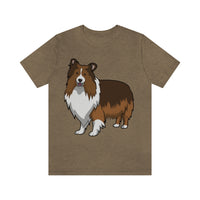 Shetland Sheepdog Unisex Jersey Short Sleeve Tee