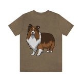 Shetland Sheepdog Unisex Jersey Short Sleeve Tee