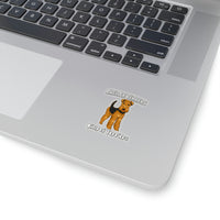 Airedale Terrier Kiss-Cut Stickers, 4 Sizes, FREE Shipping, Made in USA!!