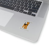 Airedale Terrier Kiss-Cut Stickers, 4 Sizes, FREE Shipping, Made in USA!!