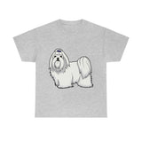 Maltese Unisex Heavy Cotton Tee, S - 5XL, 12 Colors, 100% Cotton, Medium Fabric, FREE Shipping, Made in USA!!