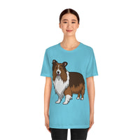 Shetland Sheepdog Unisex Jersey Short Sleeve Tee