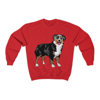 Australian Shepherd Unisex Heavy Blend™ Crewneck Sweatshirt, S - 5XL, 6 Colors, Loose Fit, Cotton/Polyester, FREE Shipping, Made in USA!!