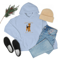 Airedale Terrier Unisex Heavy Blend Hooded Sweatshirt, S - 5XL, 12 Colors, Cotton/Polyester, FREE Shipping, Made in USA!!