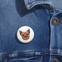 Yorkshire Terrier Custom Pin Buttons