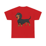 Dachshund Unisex Heavy Cotton Tee, S - 5XL, 12 Colors, Light Fabric, FREE Shipping, Made in USA!!