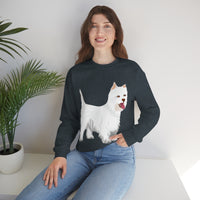 West Highland White Terrier Unisex Heavy Blend™ Crewneck Sweatshirt, S - 5XL, Cotton/Polyester, FREE Shipping, Made in USA!!