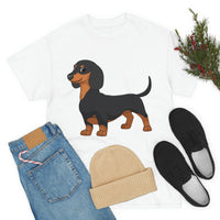Dachshund Unisex Heavy Cotton Tee, S - 5XL, 12 Colors, Light Fabric, FREE Shipping, Made in USA!!